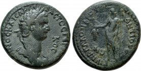 CARIA. Antioch. Domitian (81-96). Ae. Ti. Kl. Aglaos Frougi, epimeletes