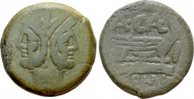 A. CAECILIUS. As (169-158 BC). Rome