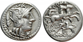 CN. DOMITIUS AHENOBARBUS. Denarius (128 BC). Rome