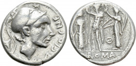 CN. BLASIO CN. F. Denarius (112-111 BC). Rome
