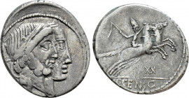 C. CENSORINUS. Denarius (88 BC). Rome