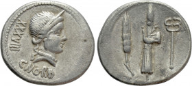 C. NORBANUS. Denarius (83 BC). Rome