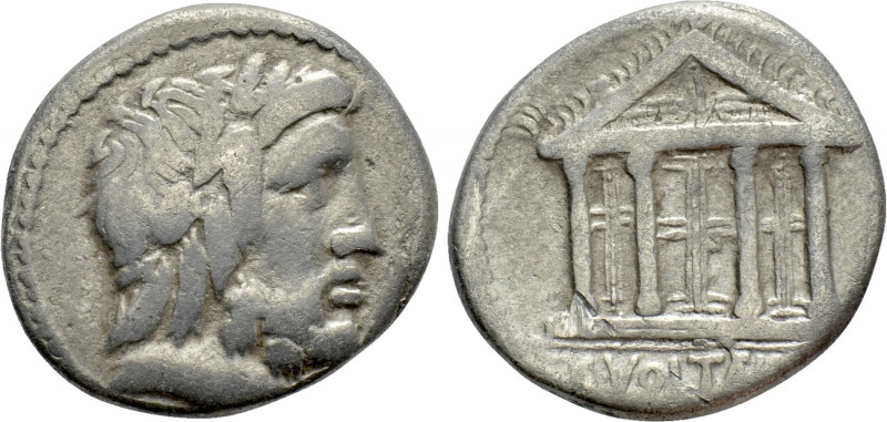 M. VOLTEIUS M.F. Denarius (75 BC). Rome. 

Obv: Laureate head of Jupiter right...