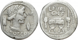 L. FURIUS CN.F. BROCCHUS. Denarius (63 BC). Rome