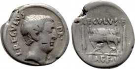 L. LIVINEIUS REGULUS. Denarius (42 BC). Rome