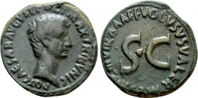 AUGUSTUS (27 BC-14 AD). As. Volusus Valerius Messalla, moneyer