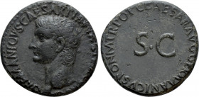 GERMANICUS (Died 19). As. Rome. Struck under Caligula