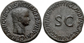 GERMANICUS (Died 19). As. Rome. Struck under Claudius