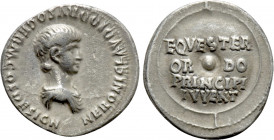 NERO (Caesar, 50-54). Denarius. Rome
