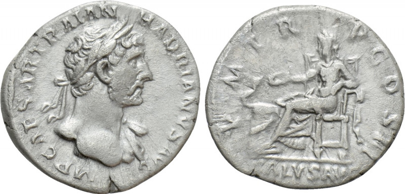 HADRIAN (117-138). Denarius. Rome. 

Obv: IMP CAESAR TRAIAN HADRIANVS AVG. 
L...