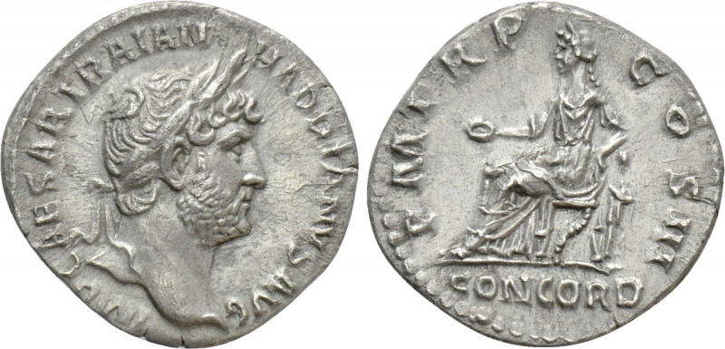 HADRIAN (117-138). Denarius. Rome. 

Obv: IMP CAESAR TRAIAN HADRIANVS AVG. 
L...