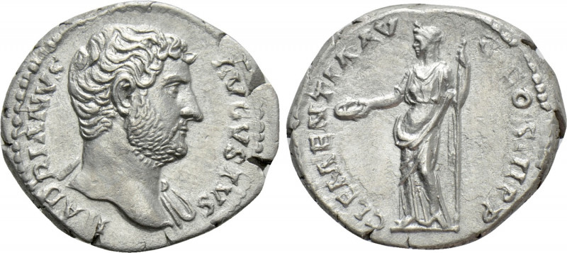 HADRIAN (117-138). Denarius. Rome. 

Obv: HADRIANVS AVGVSTVS. 
Bareheaded bus...