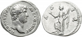 HADRIAN (117-138). Denarius. Rome. "Travel Series" issue