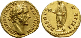 ANTONINUS PIUS (138-161). GOLD Aureus. Rome