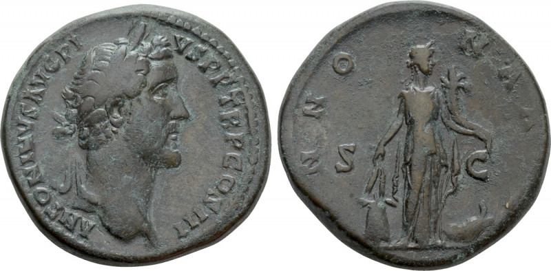 ANTONINUS PIUS (138-161). Sestertius. Rome. 

Obv: ANTONINVS AVG PIVS P P TR P...