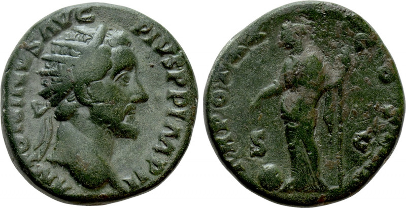 ANTONINUS PIUS (138-161). Dupondius Rome. 

Obv: ANTONINVS AVG PIVS P P IMP II...