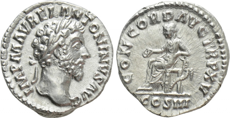 MARCUS AURELIUS (161-180). Denarius. Rome. 

Obv: IMP M AVREL ANTONINVS AVG. ...