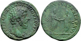 MARCUS AURELIUS (161-180). Sestertius. Rome