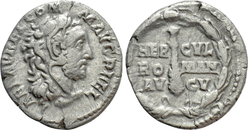 COMMODUS (177-192). Denarius. Rome. 

Obv: L AEL AVREL COMM AVG P FEL. 
Head ...