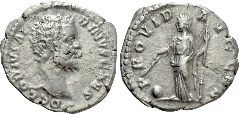 CLODIUS ALBINUS (Caesar, 193-195). Denarius. Rome. 

Obv: D CLODIVS ALBINVS CA...