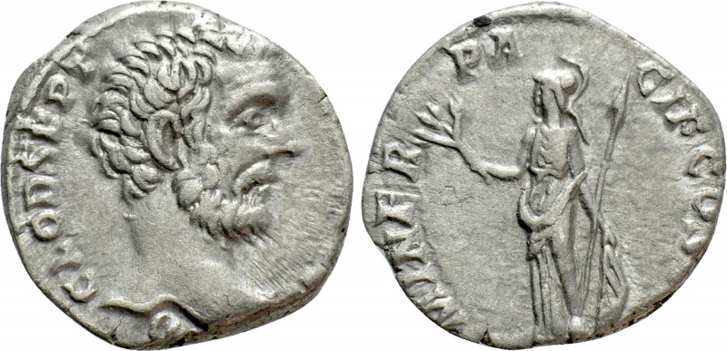 CLODIUS ALBINUS (Caesar, 193-195). Denarius. Rome. 

Obv: D CLOD SEPT ALBIN CA...