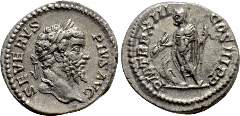 SEPTIMIUS SEVERUS (193-211). Denarius. Rome. 

Obv: SEVERVS PIVS AVG. 
Laurea...
