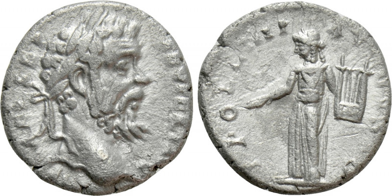 SEPTIMIUS SEVERUS (193-211). Denarius. Alexandria. 

Obv: IMP CAE L SEP SEV PE...