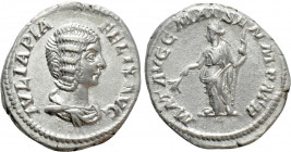 JULIA DOMNA (Augusta, 193-211). Denarius. Rome