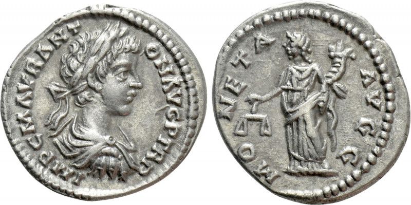 CARACALLA (Caesar, 195-197). Denarius. Laodicea ad Mare. 

Obv: IMP C M AVR AN...