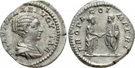 PLAUTILLA (Augusta, 202-205). Denarius. Rome