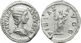 PLAUTILLA (Augusta, 202-205). Denarius. Rome
