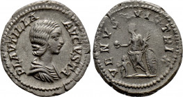 PLAUTILLA (Augusta, 202-205). Denarius. Rome