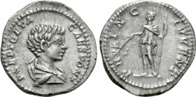 GETA (Caesar, 198-209). Denarius. Rome