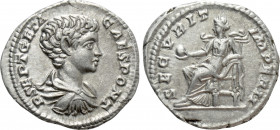 GETA (Caesar, 198-209). Denarius. Rome