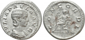JULIA PAULA (Augusta, 219-220). Denarius. Antioch