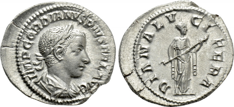 GORDIAN III (238-244). Denarius. Rome. 

Obv: IMP GORDIANVS PIVS FEL AVG. 
La...