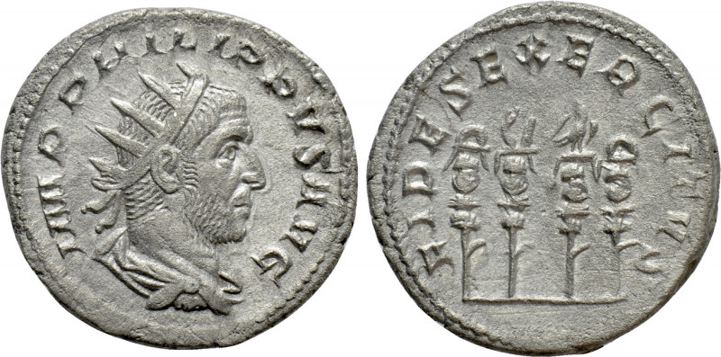 PHILIP I 'THE ARAB' (244–249). Antoninianus. Rome. 

Obv: IMP PHILIPPVS AVG. ...