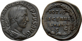 PHILIP I 'THE ARAB' (244-249). Sestertius. Rome