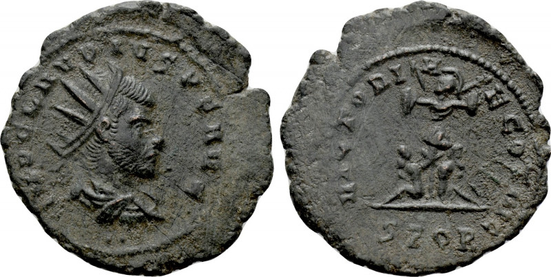 CLAUDIUS II GOTHICUS (268-270). Antoninianus. Cyzicus. 

Obv: IMP CLAVDIVS AVG...