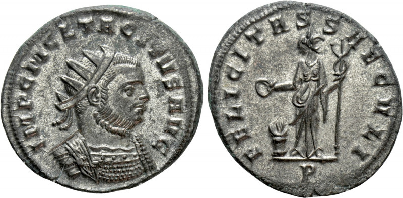 TACITUS (275-276). Antoninianus. Siscia. 

Obv: IMP C M CL TACITVS AVG. 
Radi...