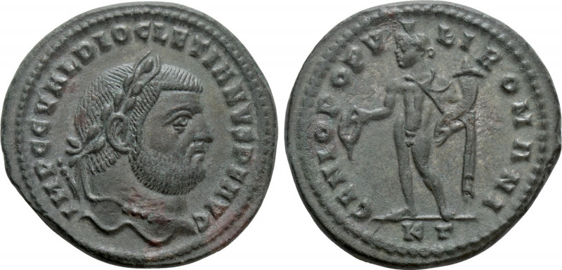 DIOCLETIAN (284-305). Follis. Cyzicus. 

Obv: IMP C C VAL DIOCLETIANVS P F AVG...