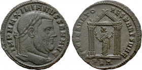 MAXIMIANUS HERCULIUS (Second reign, 307-308). Follis. Carthage