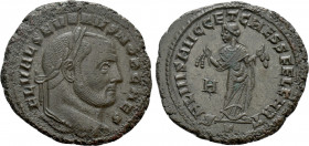 SEVERUS II (Caesar, 305-306). Follis. Carthage