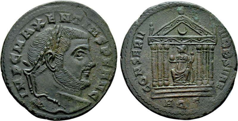 MAXENTIUS (307-312). Follis. Aquileia. 

Obv: IMP C MAXENTIVS P F AVG. 
Laure...