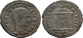 DIVUS ROMULUS (Died 309). Follis. Ostia