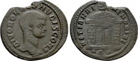 DIVUS ROMULUS (Died 309), son of MAXENTIUS. Follis. Rome