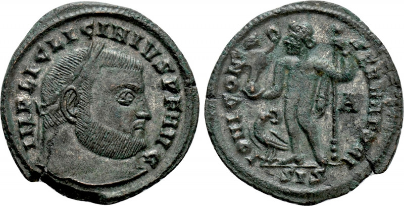 LICINIUS I (308-324). Follis. Siscia. 

Obv: IMP LIC LICINIVS P F AVG. 
Laure...