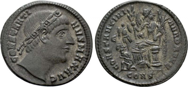 CONSTANTINE I 'THE GREAT' (307/10-337). Follis. Constantinople. 

Obv: CONSTAN...