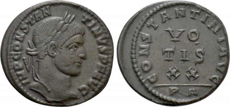 CONSTANTINE I 'THE GREAT' (307/10-337). Follis. Arelate. 

Obv: IMP CONSTANTIN...