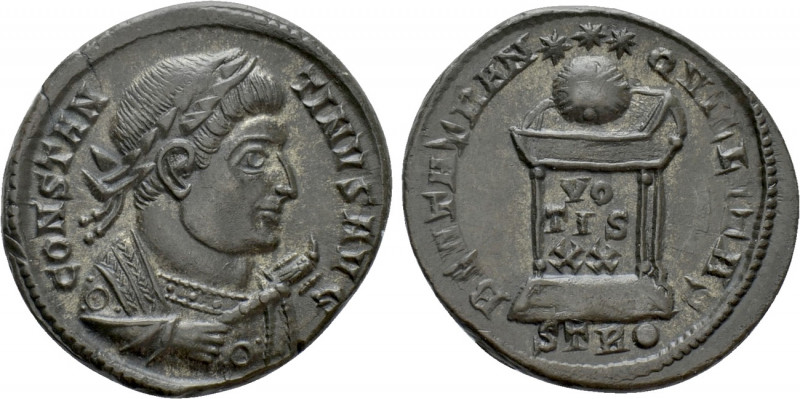 CONSTANTINE I 'THE GREAT' (307/10-337). Follis. Treveri. 

Obv: CONSTANTINVS A...